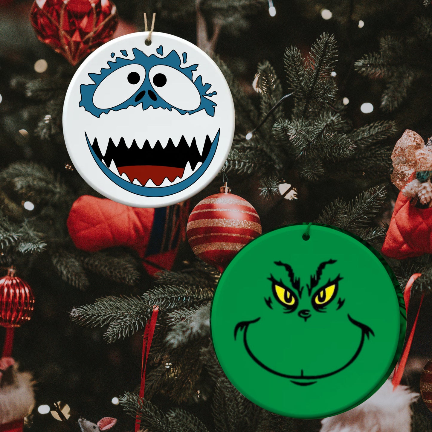 grinch or Yeti ornament