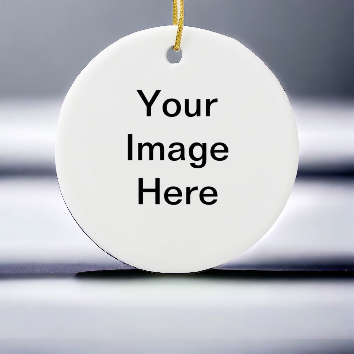 3inch custom ceramic ornament