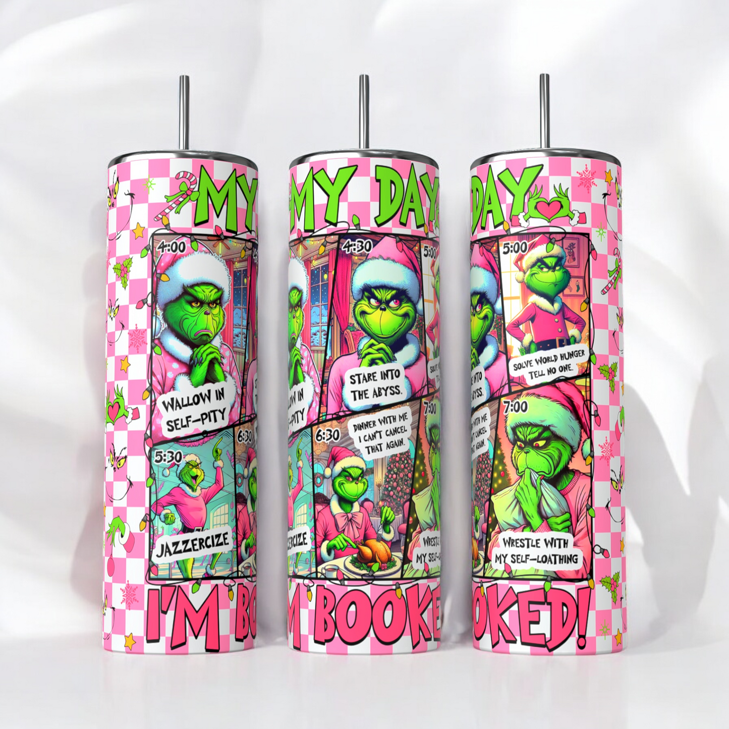 Pink Grinch 20oz
