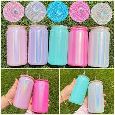 16oz glass with beaded lid