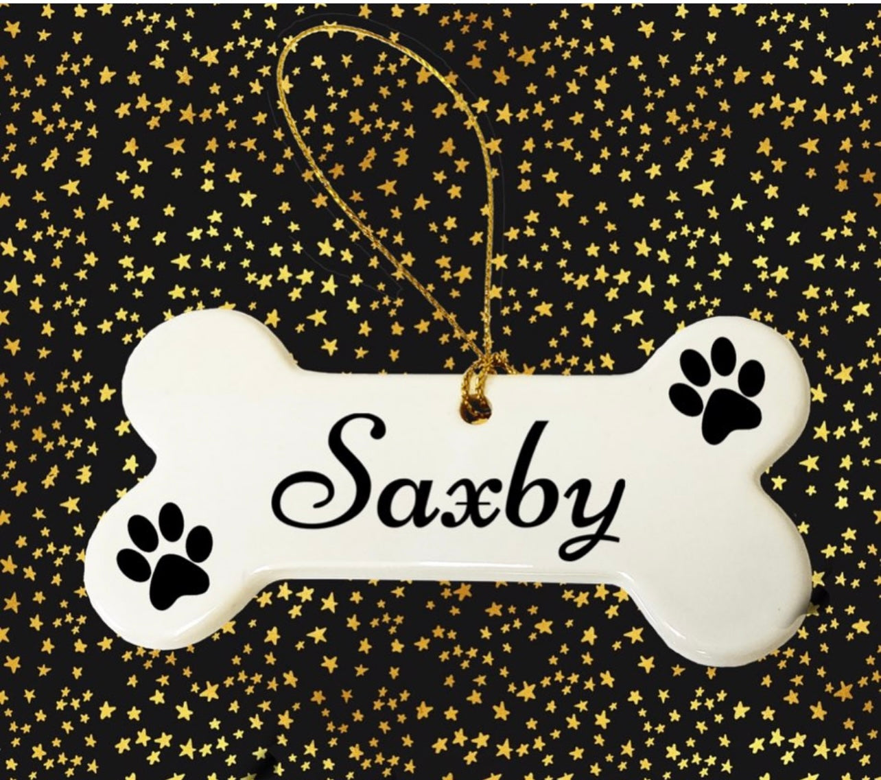 Ceramics bone ornaments