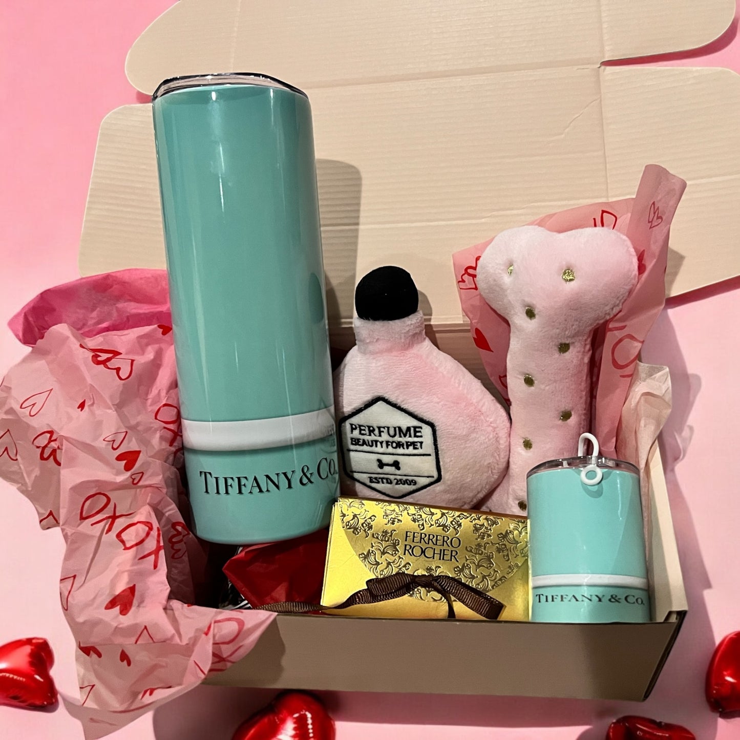 Tiffany (dupe) gift boxes for Dog mom & dog