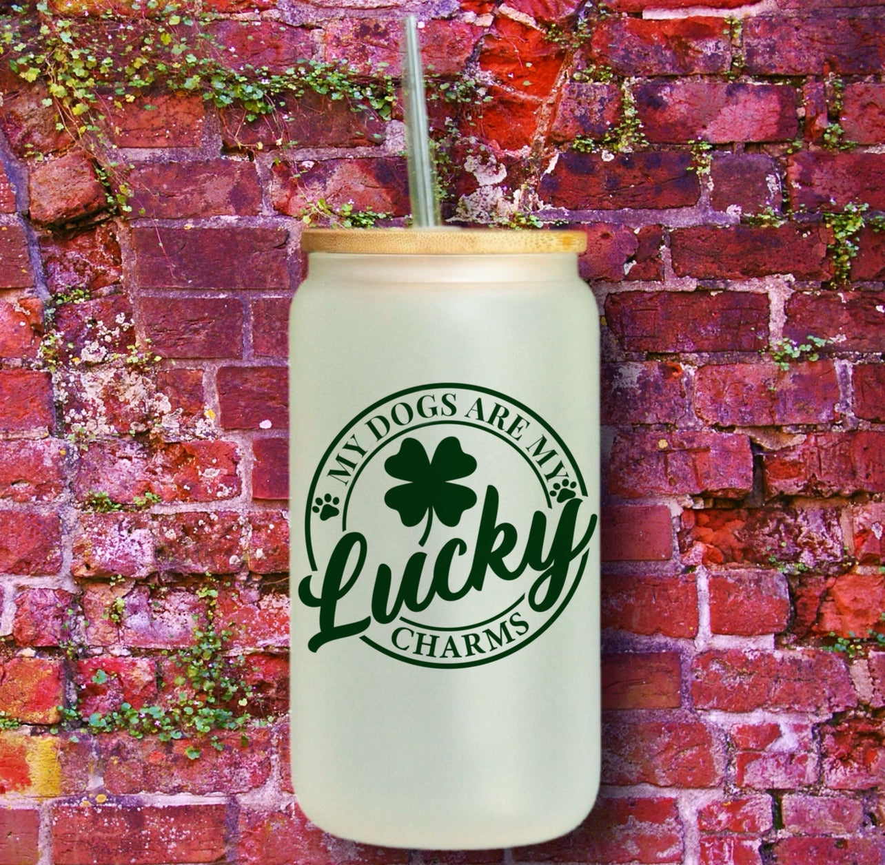 My dog is my lucky charm