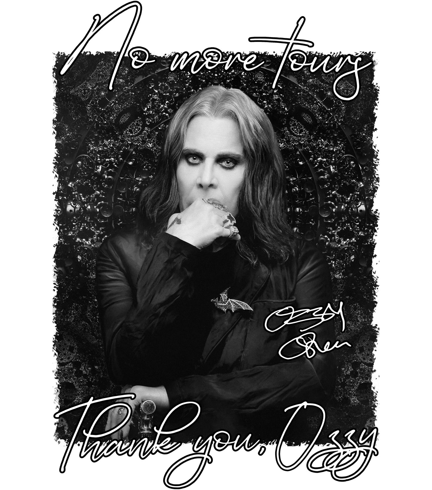 30oz tumbler - Ozzy tribute