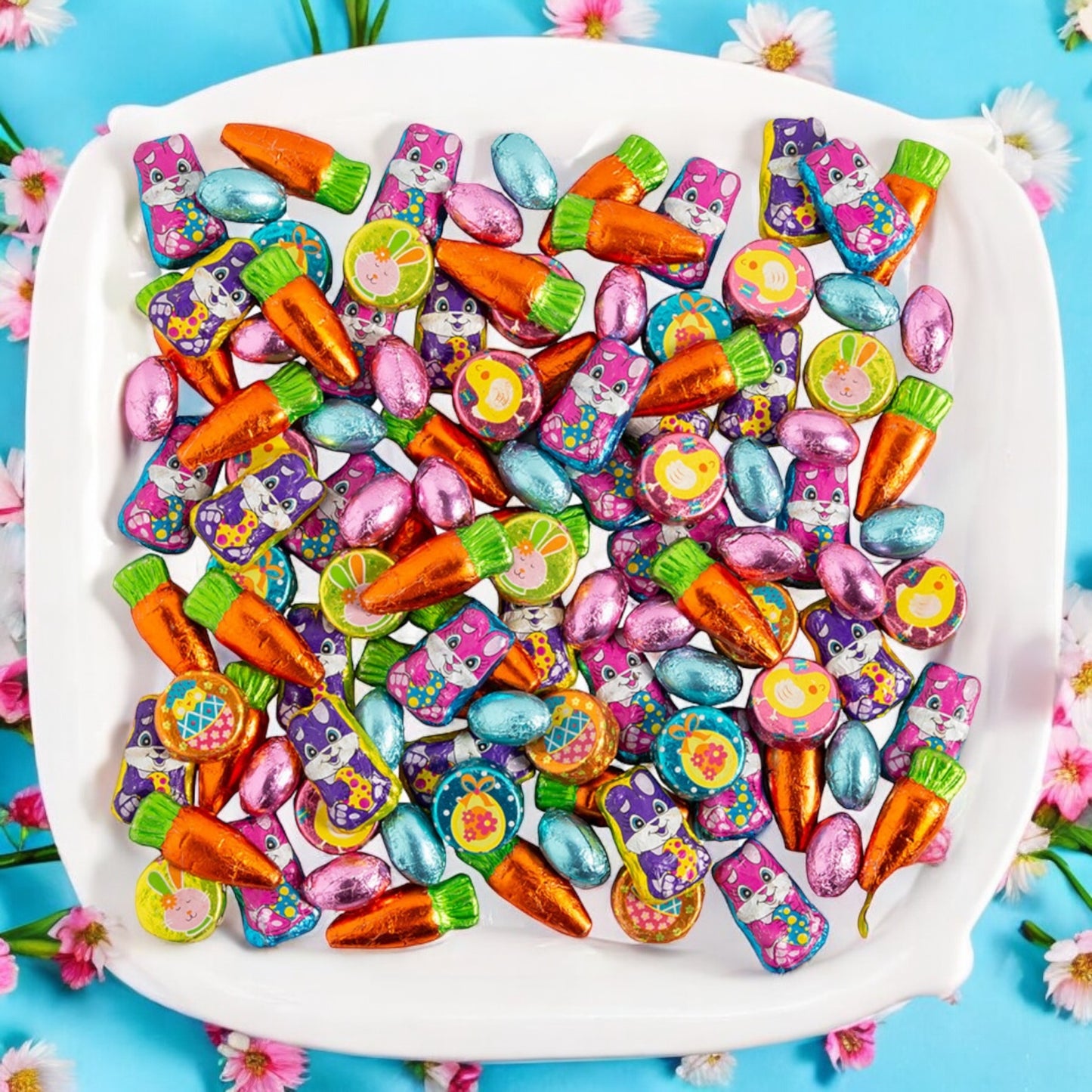 Custom jar full of chocolate candy