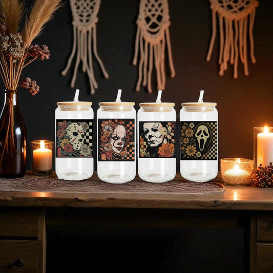 You pick character  16oz glass horror classics
