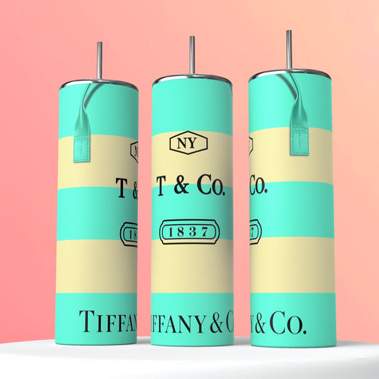 Tiffany style 20oz stainless steel tumbler