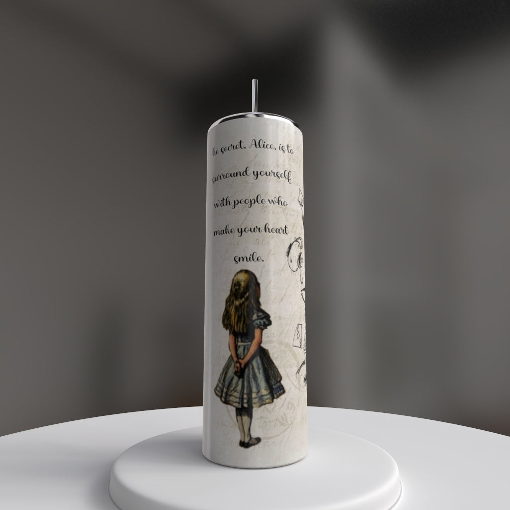 20oz alice in wonderland  tumbler