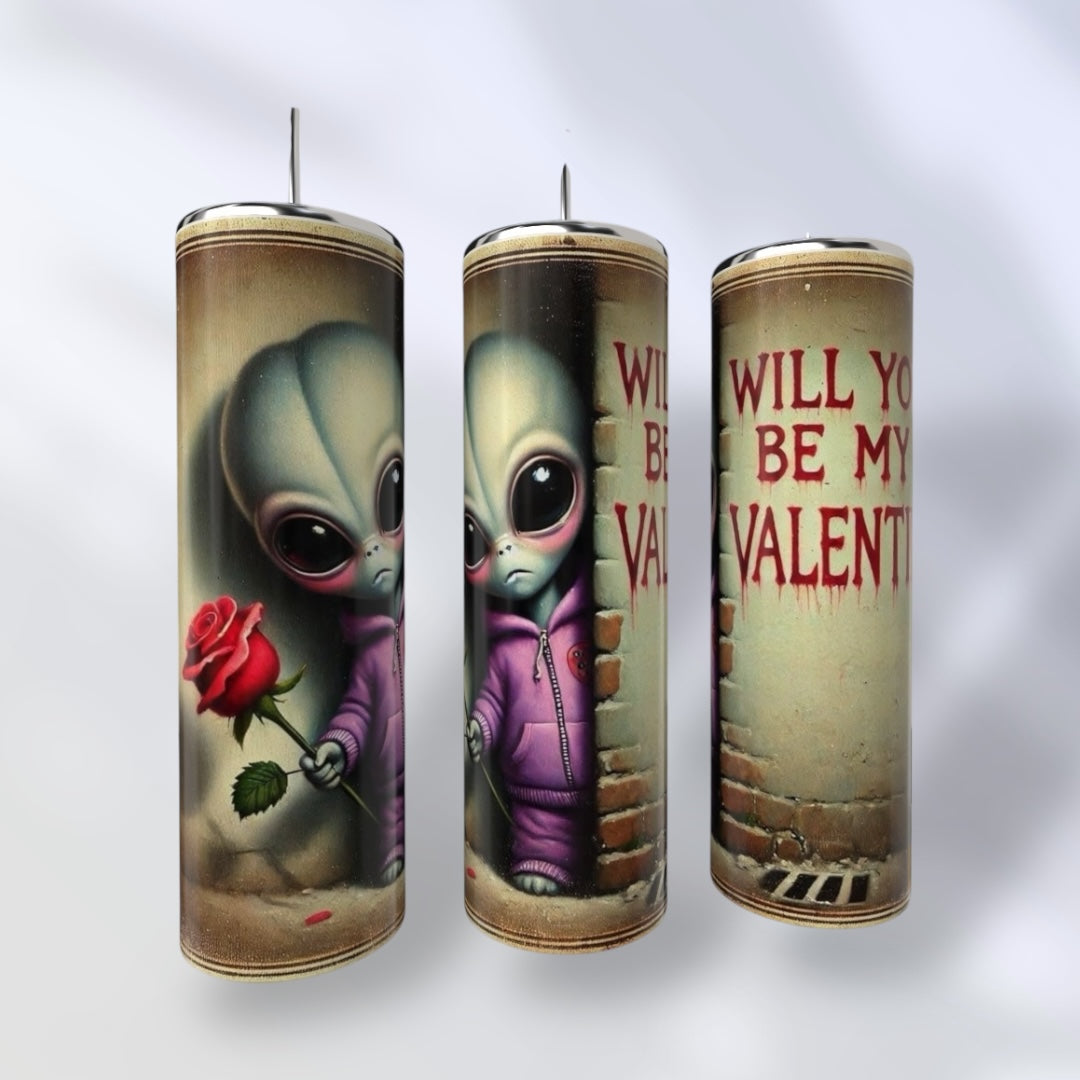 20oz horror valentine tumbler