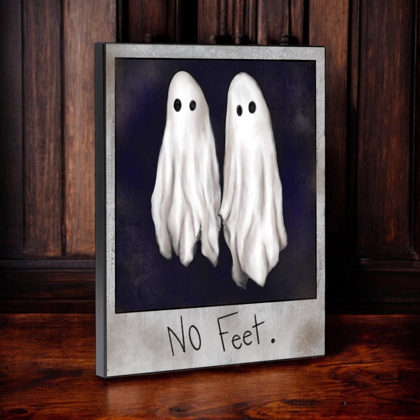 8 x 10 no feet wood sign