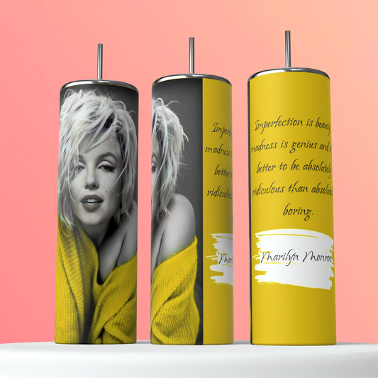 20oz skinny Marilyn Monroe -