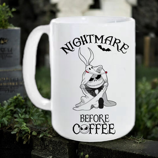 15oz ceramic mug nightmare before coffee