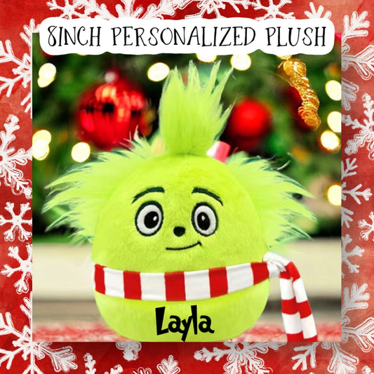 8” custom  grinch plush