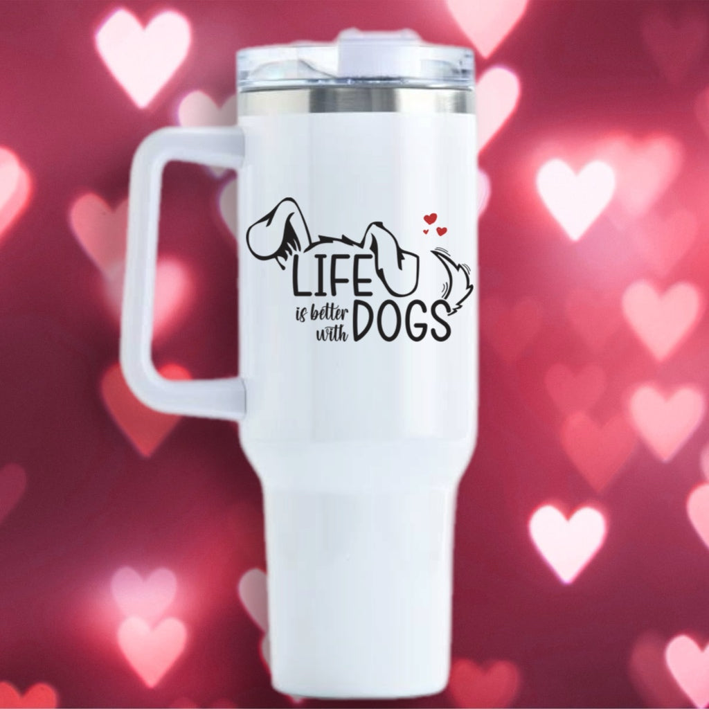 40oz stainless steel double insulated CUSTOM tumbler