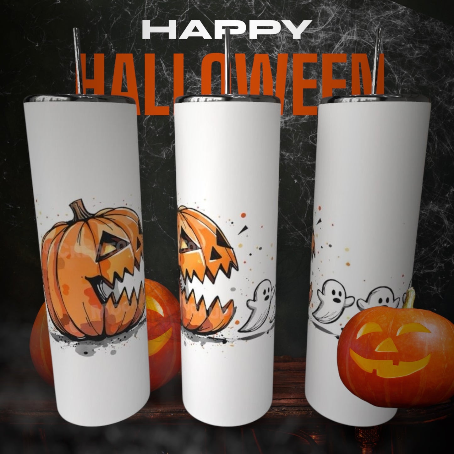 20oz pumpkin Pac-Man