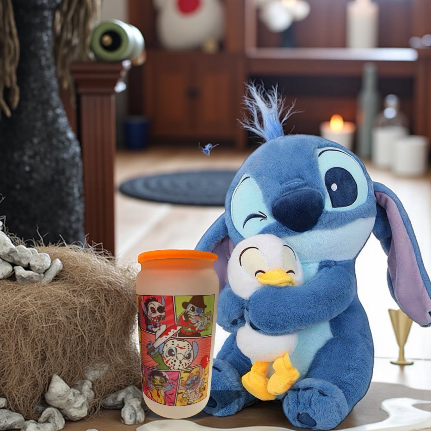 Nstich 18 Inch Plush | 16oz Stitch glass