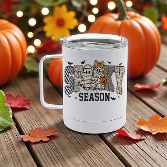 15oz spooky season   stainless steel w lid mug