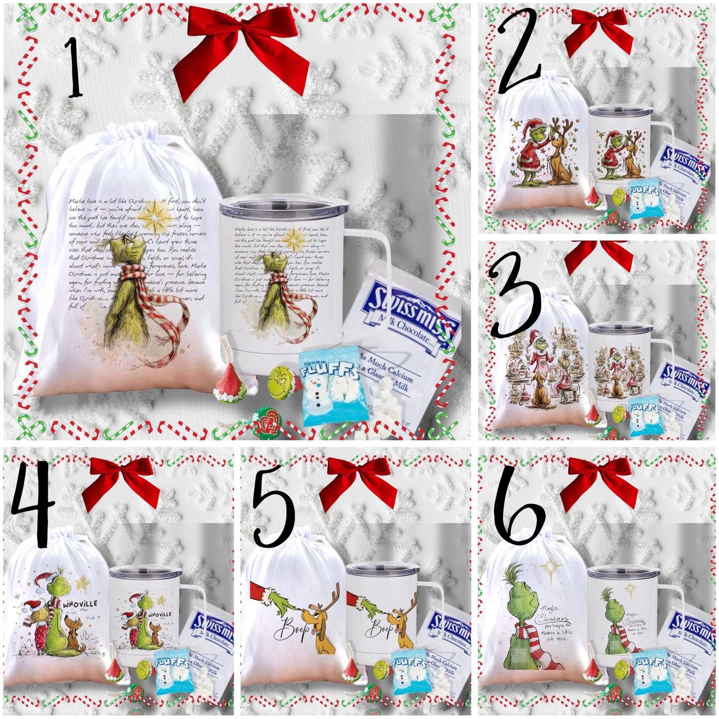 Grinch gift bag