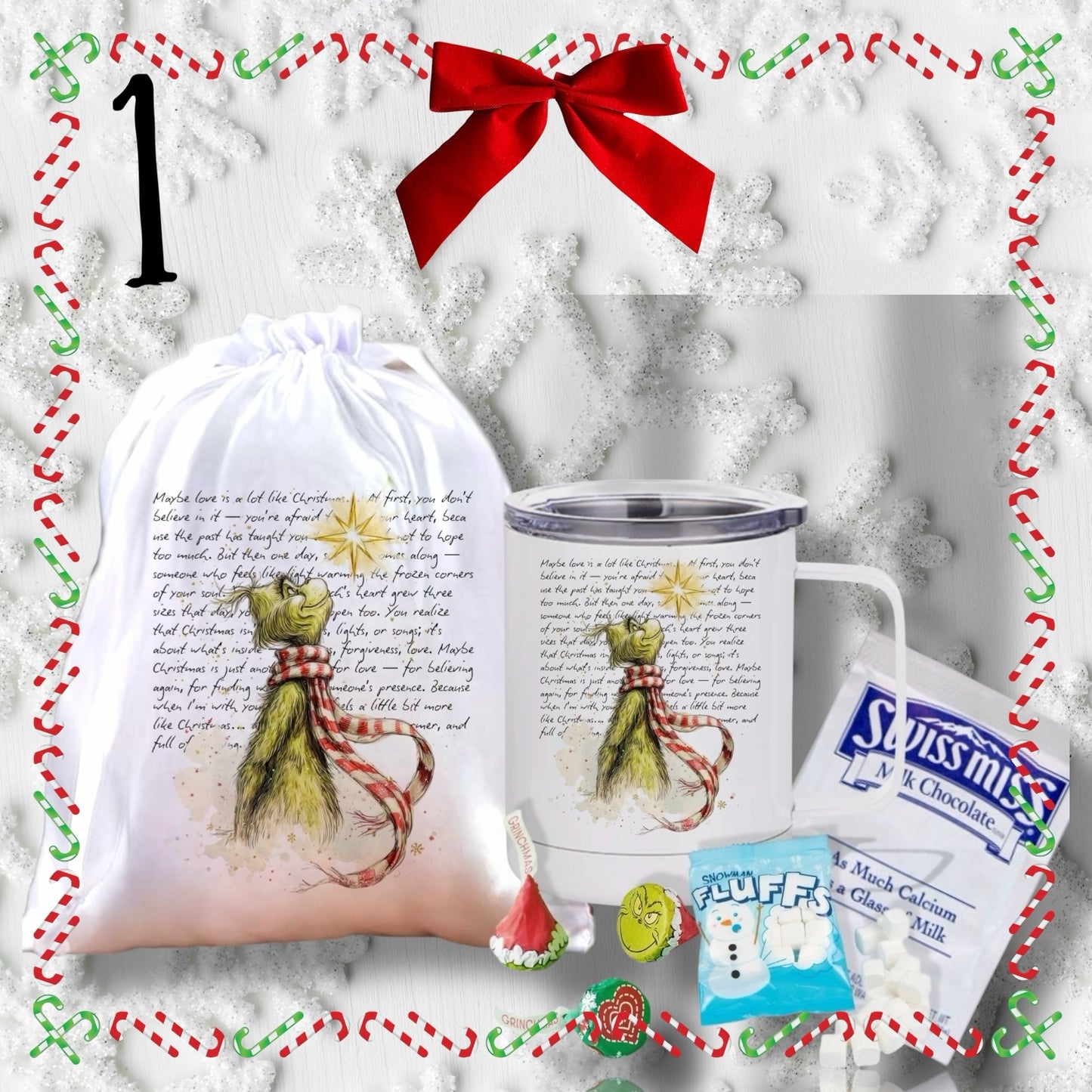 Grinch gift bag
