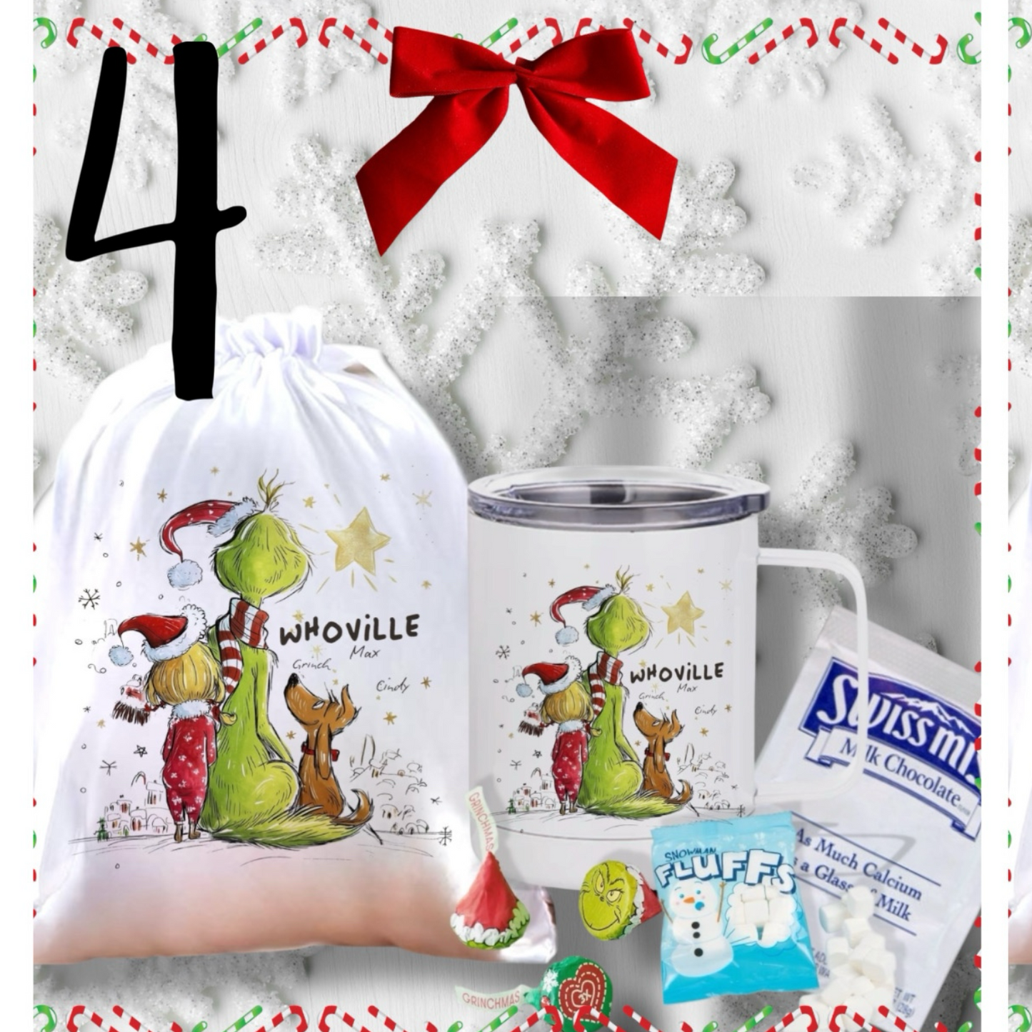 Grinch gift bag