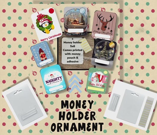 5 x 6  money ornament